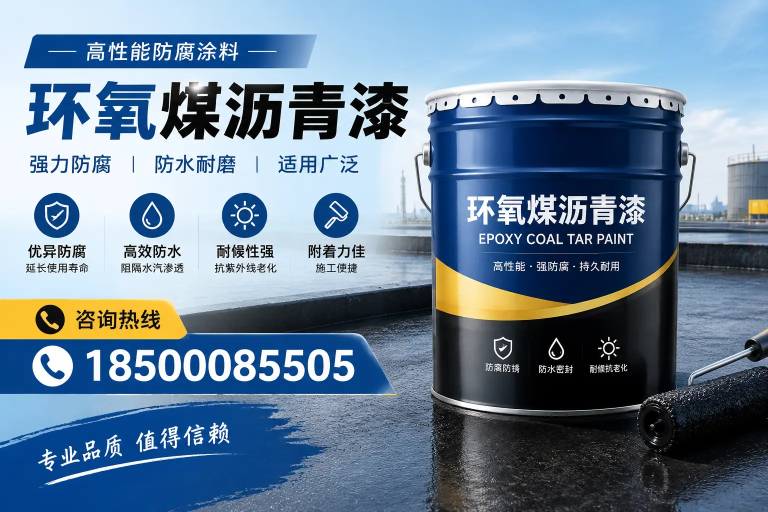 环氧煤沥青漆的主要成分与功能，铁东用户深度了解